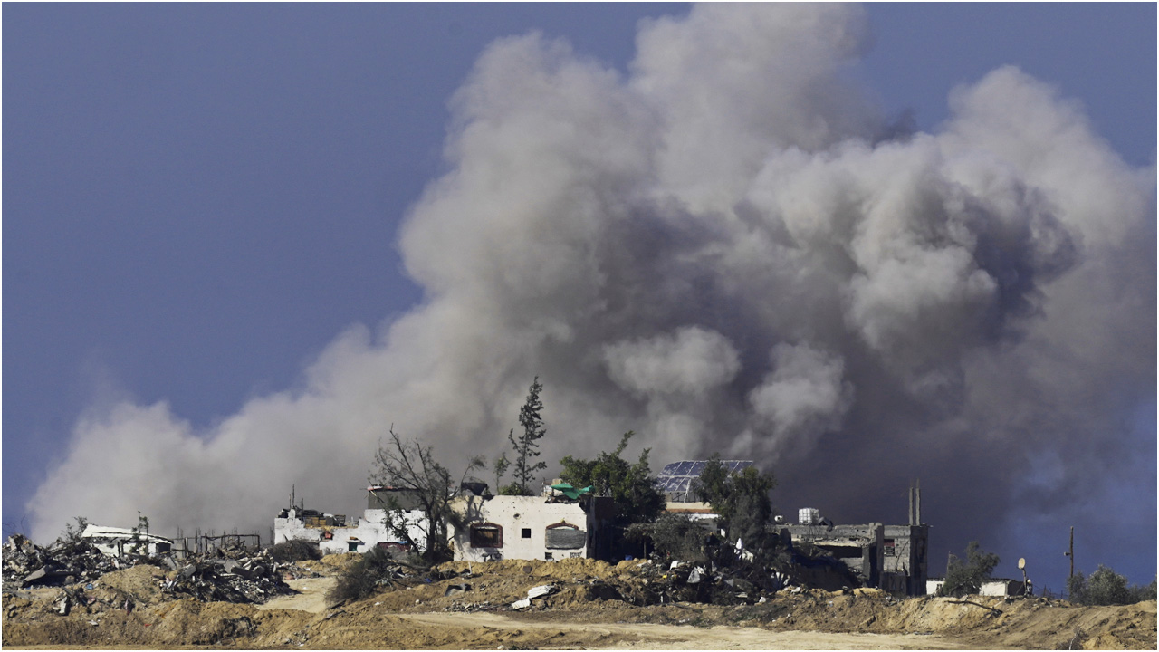 গাজার দক্ষিণে ইসরায়েলি বিমান হামলা, যুদ্ধবিরতি লঙ্ঘনের অভিযোগ